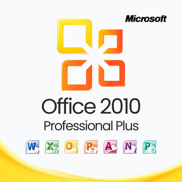 Microsoft Office 2010 Professional Plus – Lifetime License for 5 PCs
