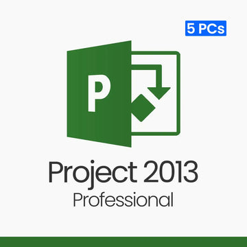 Microsoft Project 2013 Professional – Lifetime License for 5 PCs