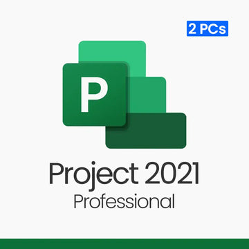 Microsoft Project 2021 Professional – Lifetime License for 2 PCs