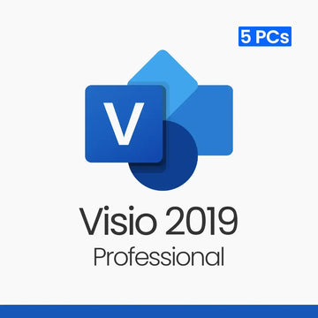 Microsoft Visio 2019 Professional – Lifetime License for 5 PCs