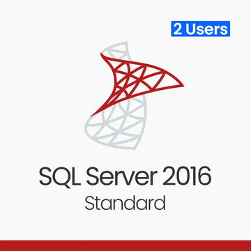 SQL Server 2016 Standard – Lifetime License for 2 Users