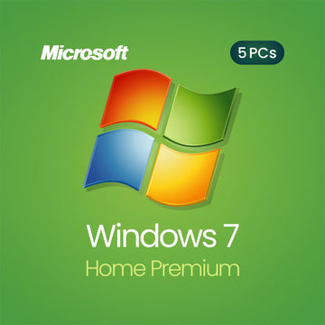 Windows 7 Home Premium – Lifetime License for 5 PCs