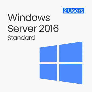 Windows Server 2016 Standard – Lifetime License for 2 Users