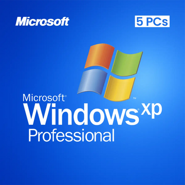 Windows XP Professional – Lifetime License Key for 5 PCs