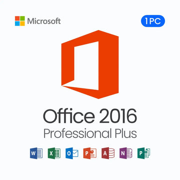 Microsoft Office 2016 Professional Plus – Lifetime License for 1 PC