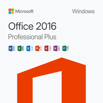 Microsoft Office 2016 Professional Plus – Lifetime License for 1 PC