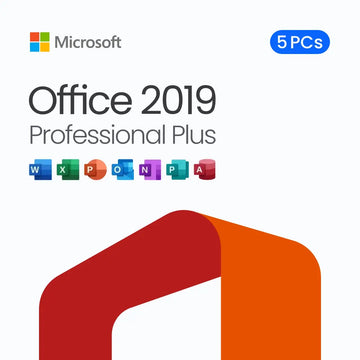Microsoft Office 2019 Professional Plus – Lifetime License for 5 PCs