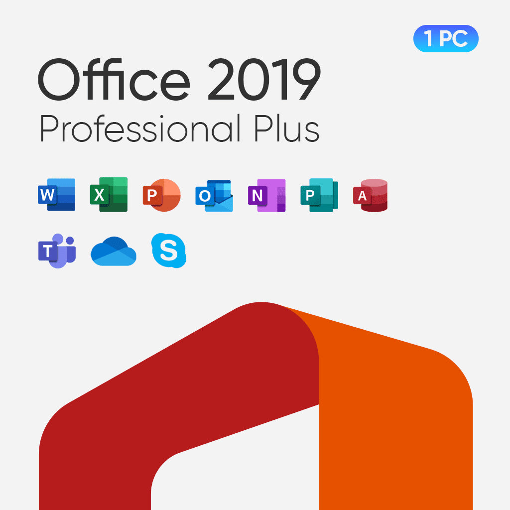 Microsoft Office 2019 Professional Plus for 1 PC