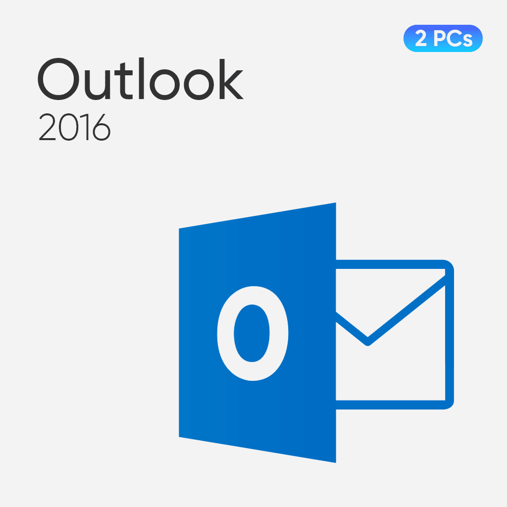 Microsoft Outlook 2016 for 2 PCs