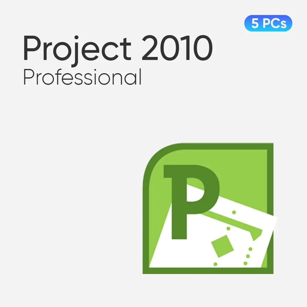 Microsoft Project Professional 2010 for 5 PCs