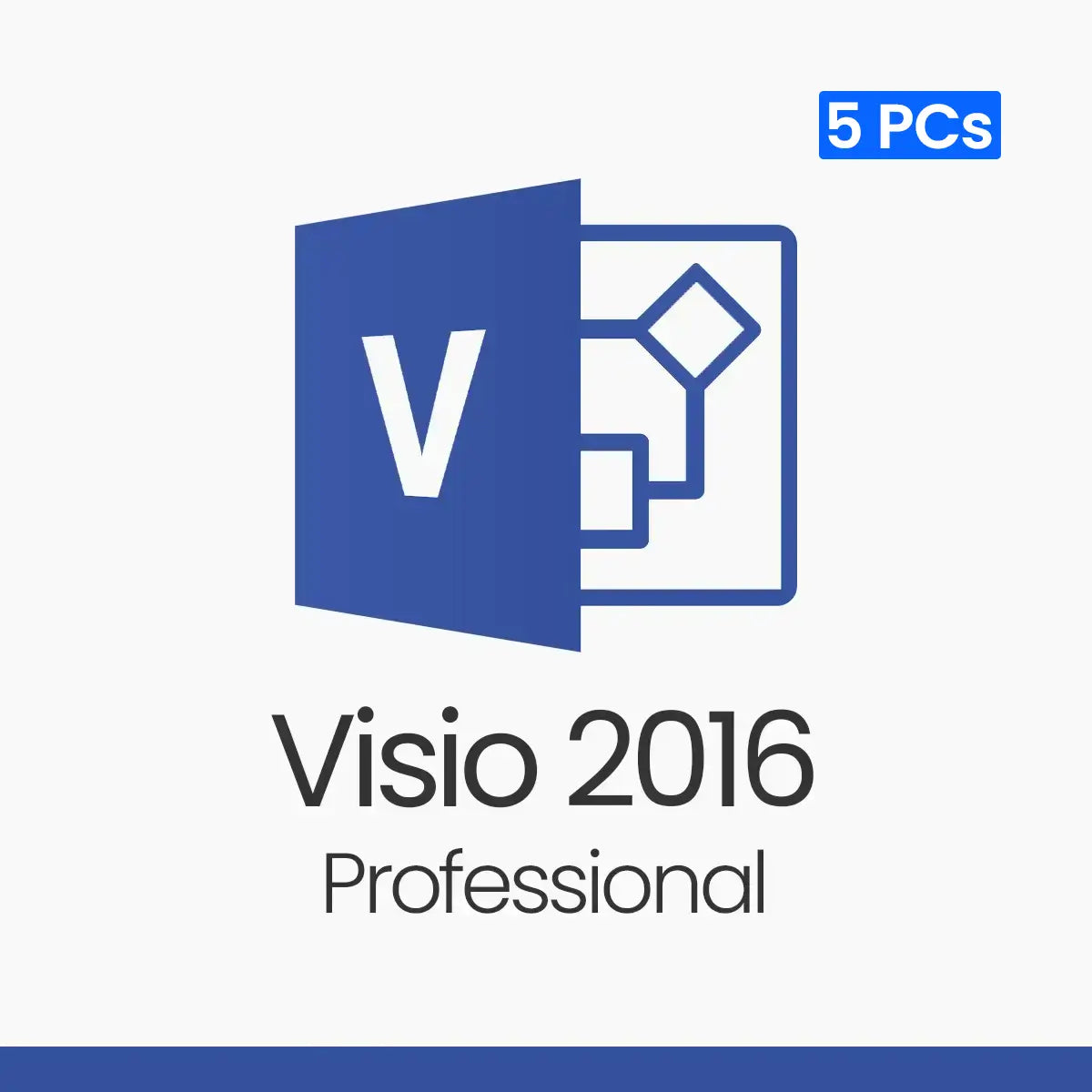 Microsoft Visio 2016 Professional – Lifetime License for 5 PCs