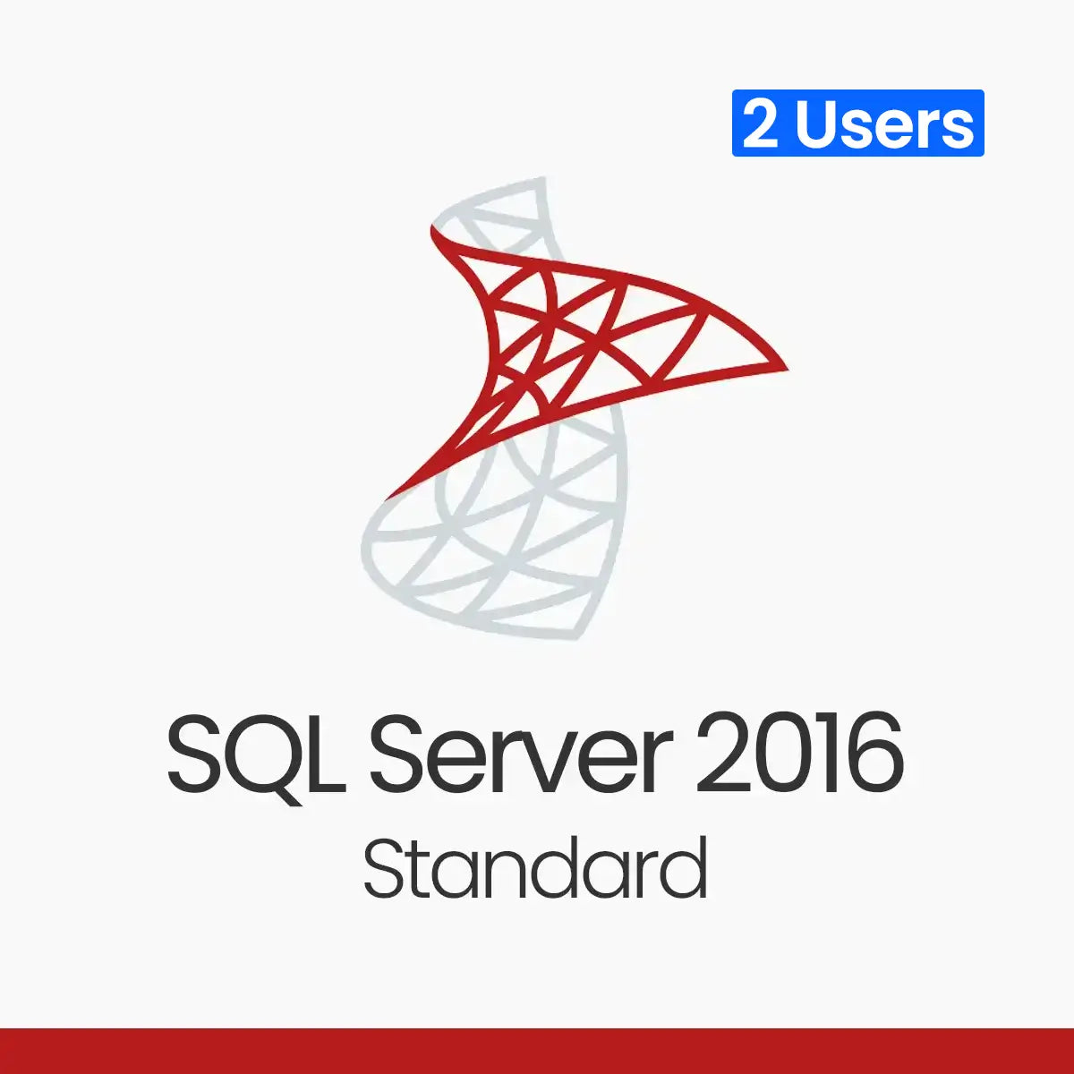 SQL Server 2016 Standard – Lifetime License for 2 Users