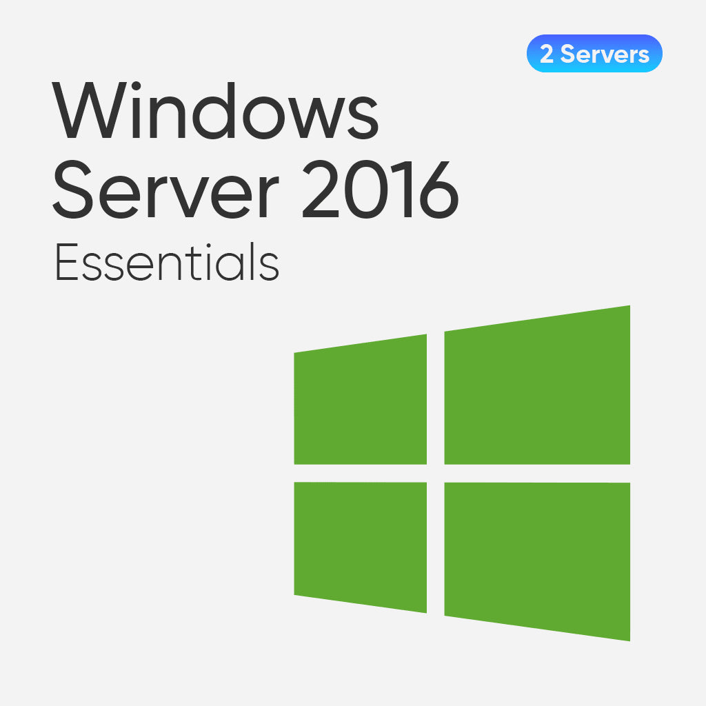 Windows Server 2016 Essentials for 2 Servers