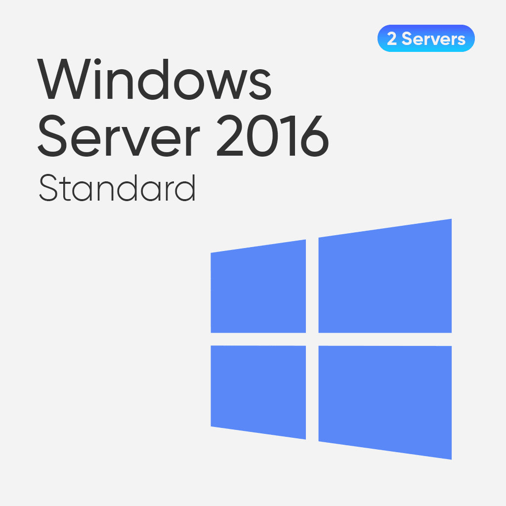 Windows Server 2016 Standard for 2 Servers