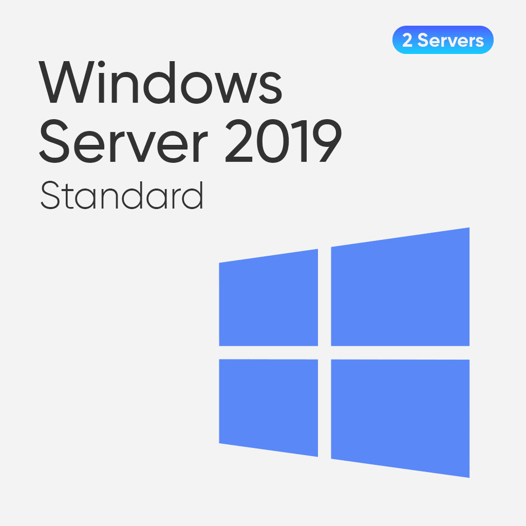 Windows Server 2019 Standard for 2 Servers