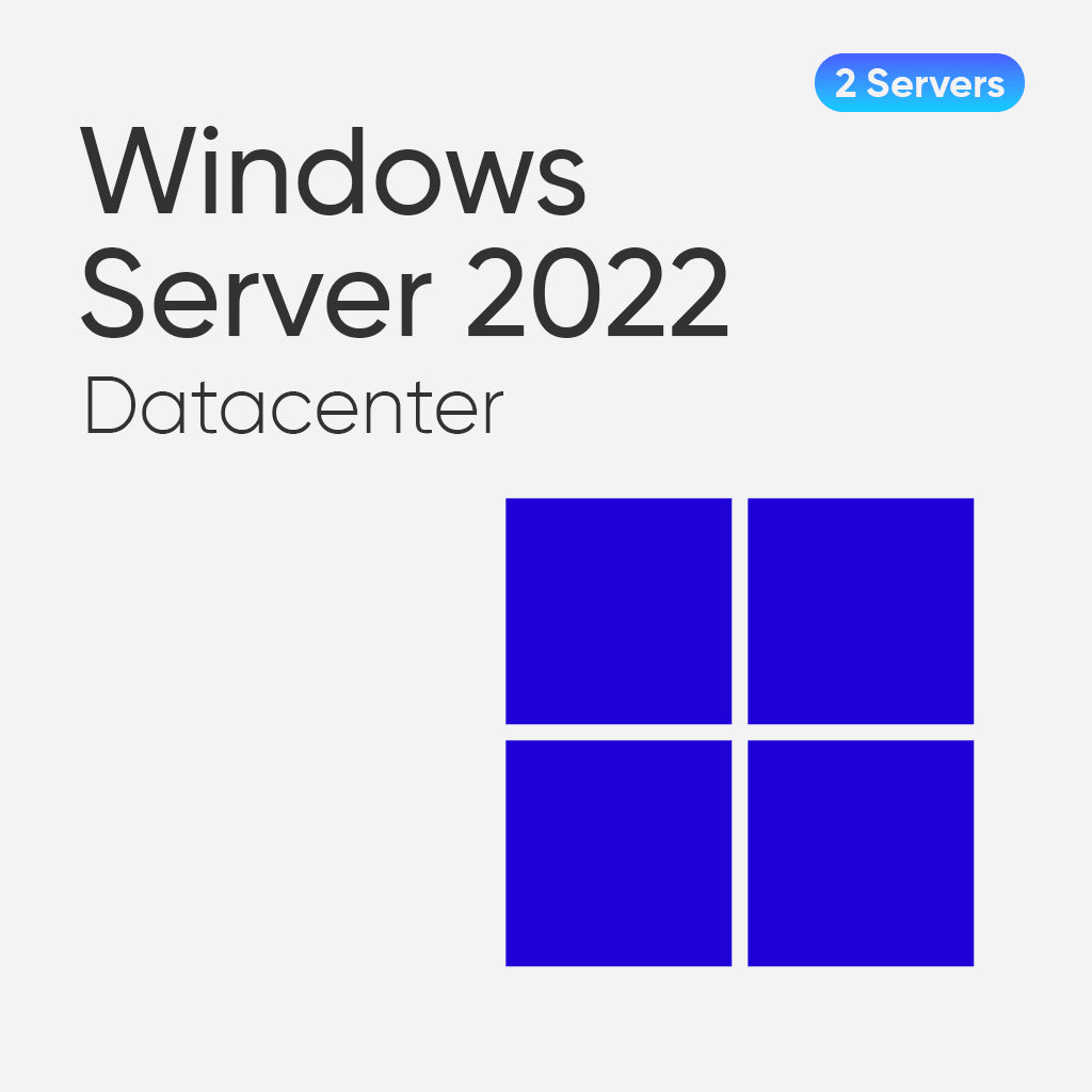 Windows Server 2022 Datacenter for 2 Servers